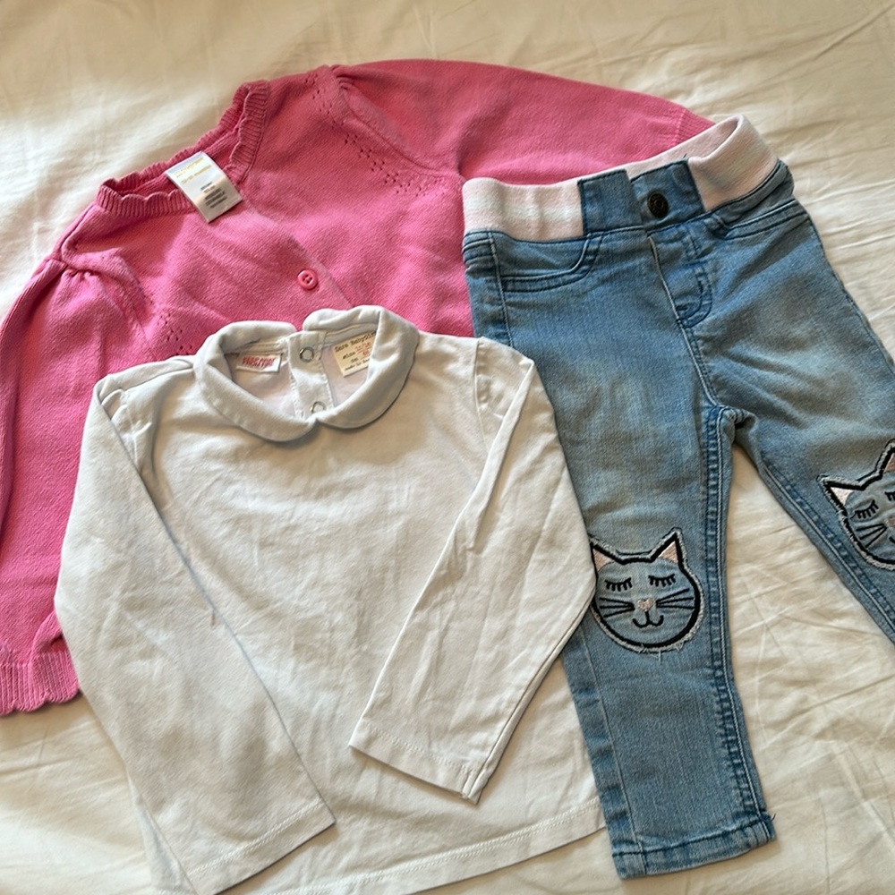 Baby girl OOTD sz 12-18 mo